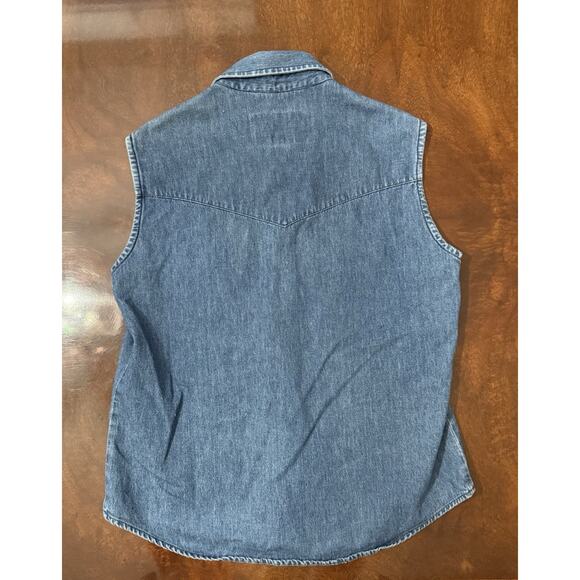 Crazy Cowgirl Women’s Denim Vest Size Medium - Picture 3 of 3